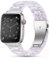 Upeak Resin Harz Ersatzarmband Kompatibel mit Apple Watch Armband 41mm 40mm 38mm 42mm(Series 10), Leicht Ersatz für Apple Watch Band, für Apple Watch Series 10/9/8/7/6/5/4/3/2/1/SE2/SE, Lavendelrosa