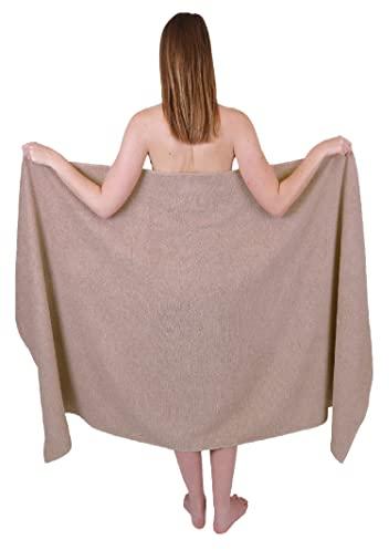 Betz Toalla de baño XXL Berlin 100% algodón 100x200 cm Capuchino