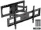 Supporto a Parete per TV Universale, Staffa Parete per TV a Lunga Portata da 635mm, Supporto TVs Inclinabile e Girevole con Doppio Braccio per Televisore da 42-90 Pollici fino a 60kg, VESA 800x400mm