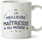 Mugffins Tasses pour MAÎTRESSE - En Français - Cadeau original pour MAÎTRESSE femme - Meilleur du Monde - 11 oz / 330 ml