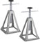 ACXIN Caballete de apoyo para caravana, altura ajustable, 28 – 43 cm, accesorio para caravana, soporta hasta 1000 kg, para coche, caravana, remolque (2 unidades)