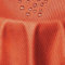 Leinen Optik Tischdecke Tischtuch Tafeldecke Leinendecke Abwaschbar Wasserabweisend Oval 160 x 260 cm Orange Fleckschutz Pflegeleicht mit Saumrand Leinentuch