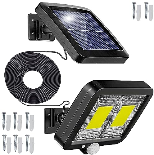 Retoo Solarlampen für Außen mit Bewegungsmelder, 108 LEDs, Verbessertes Neues Modell Solar Lampe Outdoor für Garten, Solarleuchten für den Außenbere ichdeal für Terrasse, Veranda, Garage, Haustür