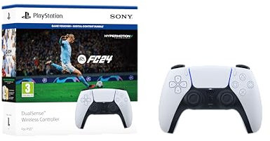 SONY Bundle Controller Wireless DualSense – EA Sports FC 24 Noir, Blanc Bluetooth Manette de jeu