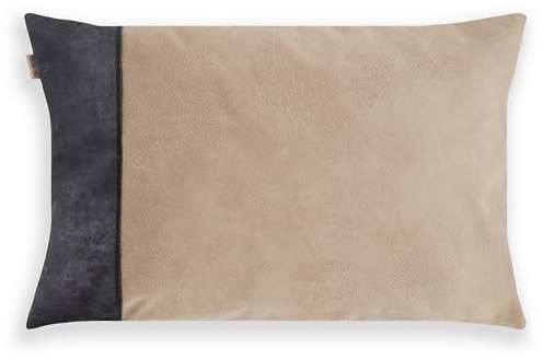 KNIT FACTORY - Cezan Kissen - Leinen - 60x40 cm | Sofakissen mit Füllung und Bezug - Couchkissen - Zierkissen - Dekokissen - Moderner Wohnstil