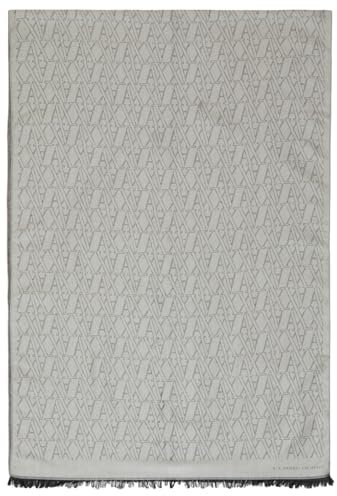 Armani Exchange The Notorius Frank, All Over Logo Scarf, Pisco, One Size