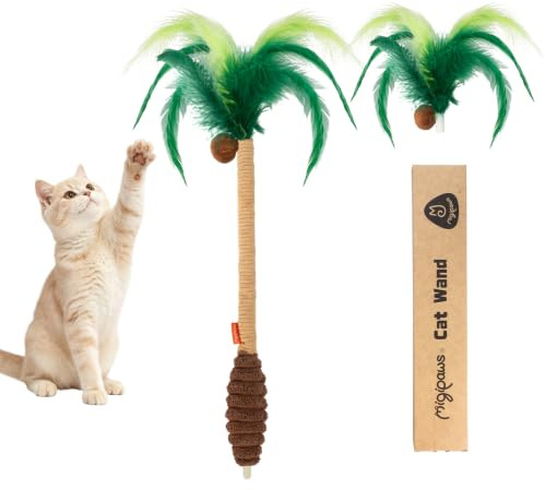 Migipaws Interaktive Feder-Katzenangel Ersatzteil für 7-in-1 Katzenspielzeug