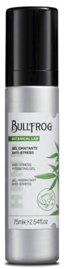 Bullfrog - Anti-Stress Feuchtigkeitsgel: Erfrischendes Gel, Unsichtbar, Lang anhaltende Wirkung, Noten von Hanf, Grapefruit, Salbei, Tabak und Zedernholz, Made in Italy, 75 ml