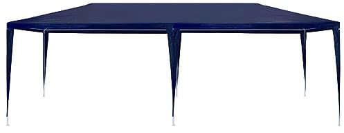 Homgoday Partyzelt, PE, Blau, 3 x 6 m, Pavillons für den Außenbereich, Pergolen, Partyzelte, für den Außenbereich, Garten, Terrasse