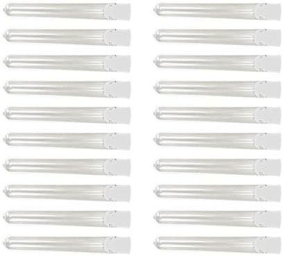 LIGSLN Set of 20 Clear Needle Bottles with Sealing Caps Handy Clear Sealing Bottles for Organizing