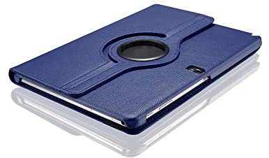 Huanghua Étui pour tablette Samsung Galaxy Note 10.1 édition 2014 SM-P600 P601 P605 P607 - Ultra fin - Folio - Léger - En cuir synthétique - Pour Samsung Galaxy Tab Pro 10.1 SM-T520 T525 10,1 (Bleu)