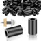 SWTYExt Distanziali Rotondi in Nylon M8 50 Pezzi Spessori in Gomma ABS Distanziatori 14x15 mm Distanziali Rondelle Plastica Nero Distanziatori Isolanti per Motori Macchinari Viti M8