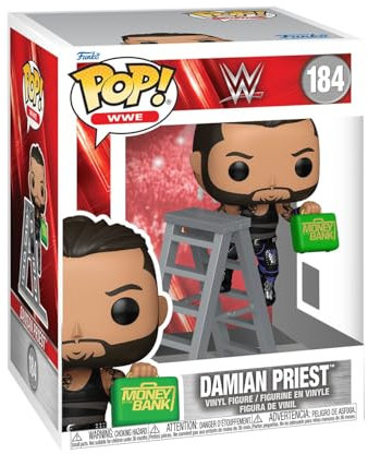 Funko Pop! Premium: WWE - Damian Preist Priest MITB - Vinyl-Sammelfigur - Geschenkidee - Offizielle Handelswaren - Spielzeug Für Kinder und Erwachsene - Sports Fans - Modellfigur Für Sammler