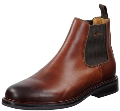 GANT 31651089/G00 Stiefel mit Kaltfutter Glattleder Herren in schwarz