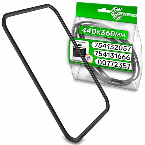 Junta de Goma Horno 440 x 360 mm con Código Original 00772357 para Bosch 754132057 para Smeg - Garantía de 5 Años - ONIX TECH
