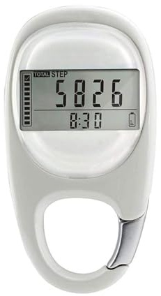Mobiles Wettergerät Höhenmesser Barometer Hygrometer Taschen-Handheld-Schlüsselanhänger-Clip Klettern Camping Outdoor Handhöhenmesser Elektronischer Höhenmesser Bergsteigen (A-White, 8X4.5CM)