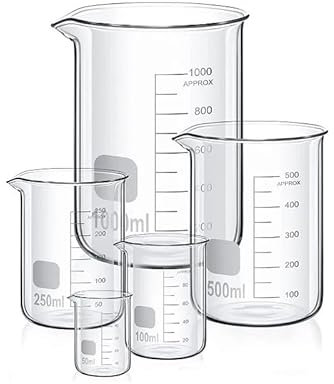 5ml-3000ml Borosilicate Glass Beaker - GG-17 Graduated Measuring Beaker for Lab Use(3000ml)