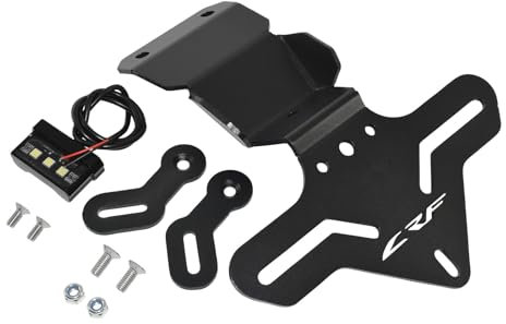Sporty License Plate Rack For CRF250L CRF300L With Enhanced Stability Unique Bike Styling Adventure Riders