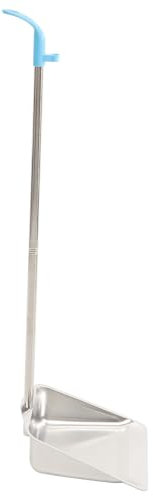 Yardenfun Recogedor de Basura Inoxidable Tamaño Pequeño Mango Desmontable de Limpiar para Hogar Herramienta de Limpieza Diseño Compacto sin Necesidad de Agacharse
