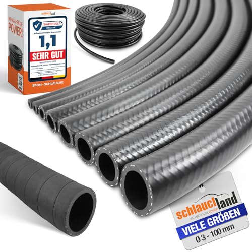 2m EPDM SCHLAUCH Kühlmittelschlauch Ø 28 x 36 mm Kühlerschlauch Kühlwasserschlauch 130°C | GROSSE AUSWAHL | DIN 73411 Gewebe-verstärkt Bremsflüssigkeit Gummi-Schlauch Heisswasser | PREMIUM