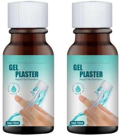 2PCS Liquid Wound Dressing, Liquid Plaster, Waterproof and Breathable Quick-Dry Gel Wound Glue