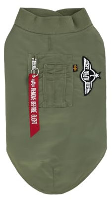 Alpha Industries Dog MA-1 Jacket, Sage-Green, XXL