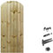Bespoke Custom Made to Measure Wooden Garden Gate/Tongue & Groove Arch Top[6ft Tall (180cm),Upto 750mm Wide,Ring Latch]