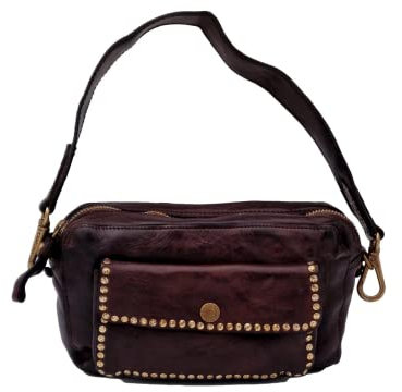 Campomaggi Bowling Schultertasche Leder 22 cm