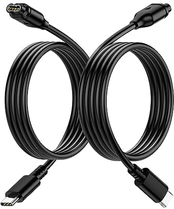 Chargeur Cable pour Garmin Fenix 7 7S 7X 6 6S 6X 5 5S, Forerunner 945 245 45 45S 265 935 745, Approach S70 S60, Vivoactive 5 4 4S, Venu 2, Vivomove, Instinct, Vivosport, USB C Câble pour Garmin, 2 PCS