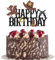 Xsstarmi 1 Pack Cowboy Happy Birthday Cake Topper Cowboy Hats Boots Baby Shower Cake Pick Western Birthday Cake Decorations for Boys Men Cowboy Themed Birthday Party Decorations Supplies