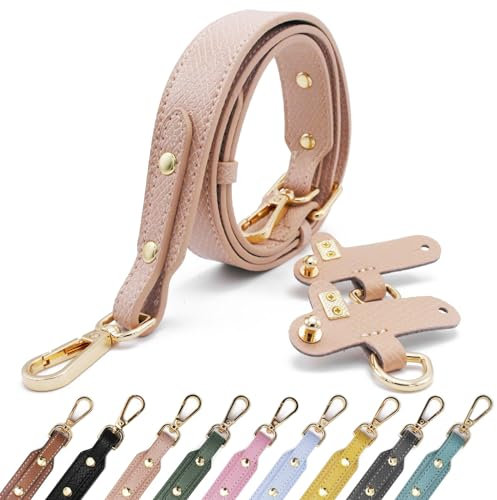 PU Leder Schulterriemen für Minitaschen Taschengurte Terrakotta Tragegurte für Taschen Tragegurt für Longchamp Damen Bag Strap nackt