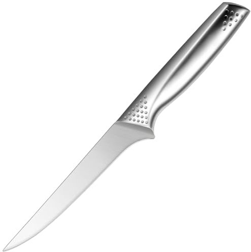 Plys coltello per sfilettare pesce acciaio inox: 15 cm, cucina, coltello da cucina professionale, coltello professionale per tagliare le ossa, coltello da pesce