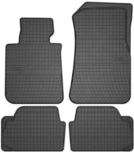MatsMore Fussmatten gummi set passt für BMW 1er E87 2004-2011 Erleben Sie neuen Reisekomfort mit rutschfesten Fußmatten ElToro- Allwetter fußmatten Auto- Allwetter fußmatten Auto, Schutz vor Verschmut