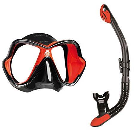 Mares X-Vision Liquidskin Ergo Dry Set (schwarz/rot)