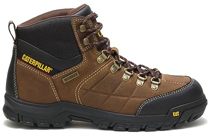 CAT Puntera de Acero Impermeable Umbral Bota de trabajoHombre