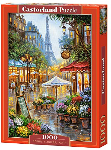 Spring Flowers, Paris,Puzzle 1000 Teile
