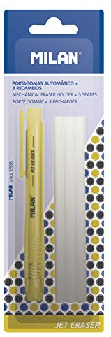 Blíster portagomas automático Jet eraser + 3 gomas de recambio