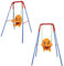 TureFans 1/2PCS, babyschaukel, schaukelgestell Outdoor, Mit Eisenrahmen, geeignet für Babys unter 3 Jahren, verwendet in Gärten und Spielplätzen (2PCS)