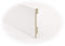 Zócalo - Rodapié Blanco de PVC hidrófugo, 12cm de alto y 220cm de largo