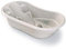 BABYLON Liner Anatomische Badewanne Baby mit Badethermometer, Badewannensitz, Grosse Badewannen Zubehör 0-6/6-36 Monate, Babywanne Anti-Rutsch Oberfläche, Mit Stopsel, Grau