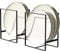 Hikinlichi Upright Plate Holders Organizers 2 Pack Cabinet Dish Drying Racks Metal Plate Dish Organizers Racks Stands for Countertop and Cupboard Black