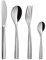 Comas Besteckset Barcelona Martelé 24-tlg., Tafelbesteck, Edelstahl, 7967