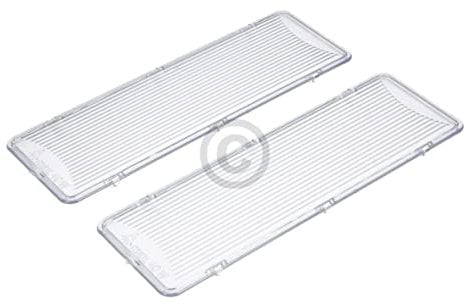 Lampenabdeckung 175x60mm kompatibel zu Bosch Siemens Neff Constructa Abdeckung Dunstabzugshaube 2Stk. - Nr.: 264984