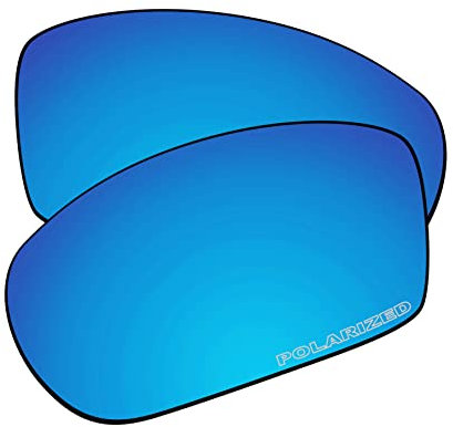 EZReplace Verres de rechange pour lunettes de soleil Oakley Valve 2014 OO9236 (verres polarisés), Polycarbonate bleu glacier, Taille unique