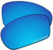 EZReplace Verres de rechange pour lunettes de soleil Oakley Valve 2014 OO9236 (verres polarisés), Polycarbonate bleu glacier, Taille unique