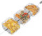 Onlyfire Cesta para Asador Rectangular de 3 piezas,Acero Inoxidable,Cesta Universal para Parrilla,19×18.7×8 CM,para la mayoría de las parrillas de carbón y gas