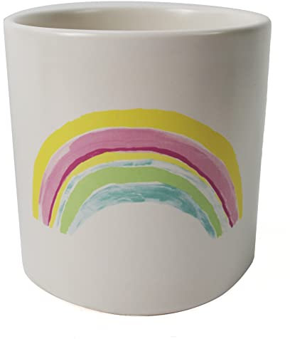 Leaf Fioriere in ceramica, arcobaleno, 12 cm