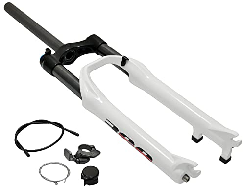 SPINNER 300 24 Zoll Federgabel 100 mm 1 1/8 Zoll Fernverriegelung weiß SP2683