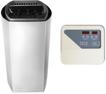 Saunaofen LIVO 4.5kW Edelstahl Sauna Ofen Saunaofen Saunaheizung elektrisch Saunaheizgerät