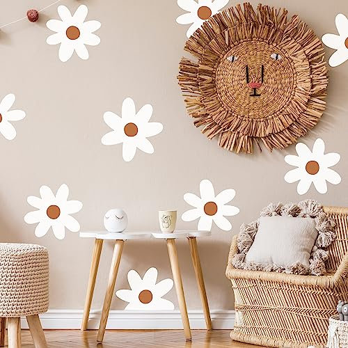 SHYJSHYJ große Gänseblümchen-Blumen-Wandschablonen zum Bemalen großer Muster, wiederverwendbare Vorlage für Kinderzimmer und Wohnzimmer